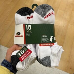NWT Mossy Oak Men's cushion low cut Socks - 15 Pairs